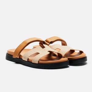 Brand New Tan/Multi Sandals